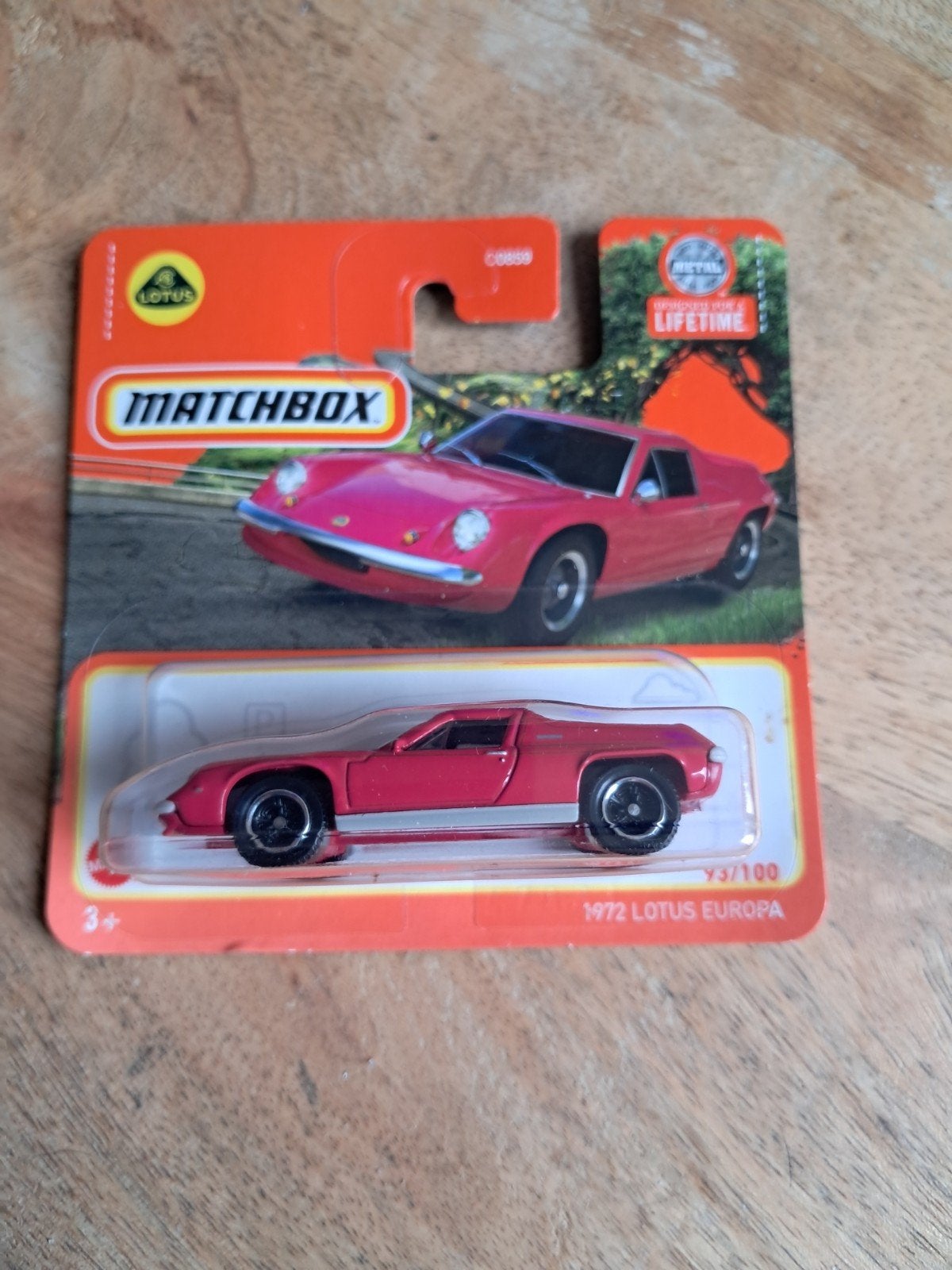 Matchbox 1972 Lotus Europa rood nieuw in verpakking, Ophalen of Verzenden, Nieuw, Auto