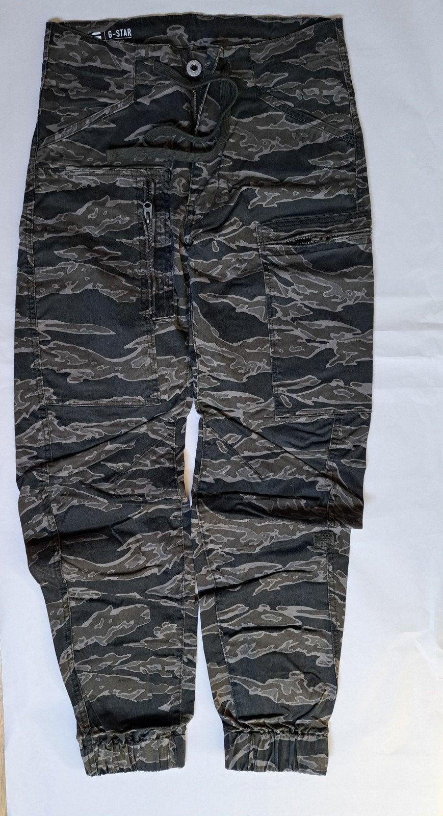 G-Star Raw Povel Qane 3D Tapered Cuffed Camo Broek, G-Star Raw, Meerkleurig, Nieuw, Ophalen of Verzenden