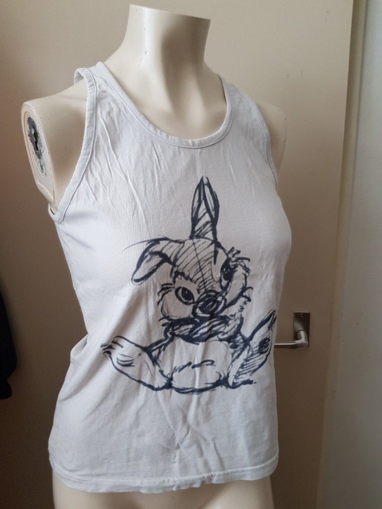 Top konijn Stampertje Bambi Disney maat L, Verzamelen, Disney, Ophalen of Verzenden, Gebruikt, Kleding of Textiel