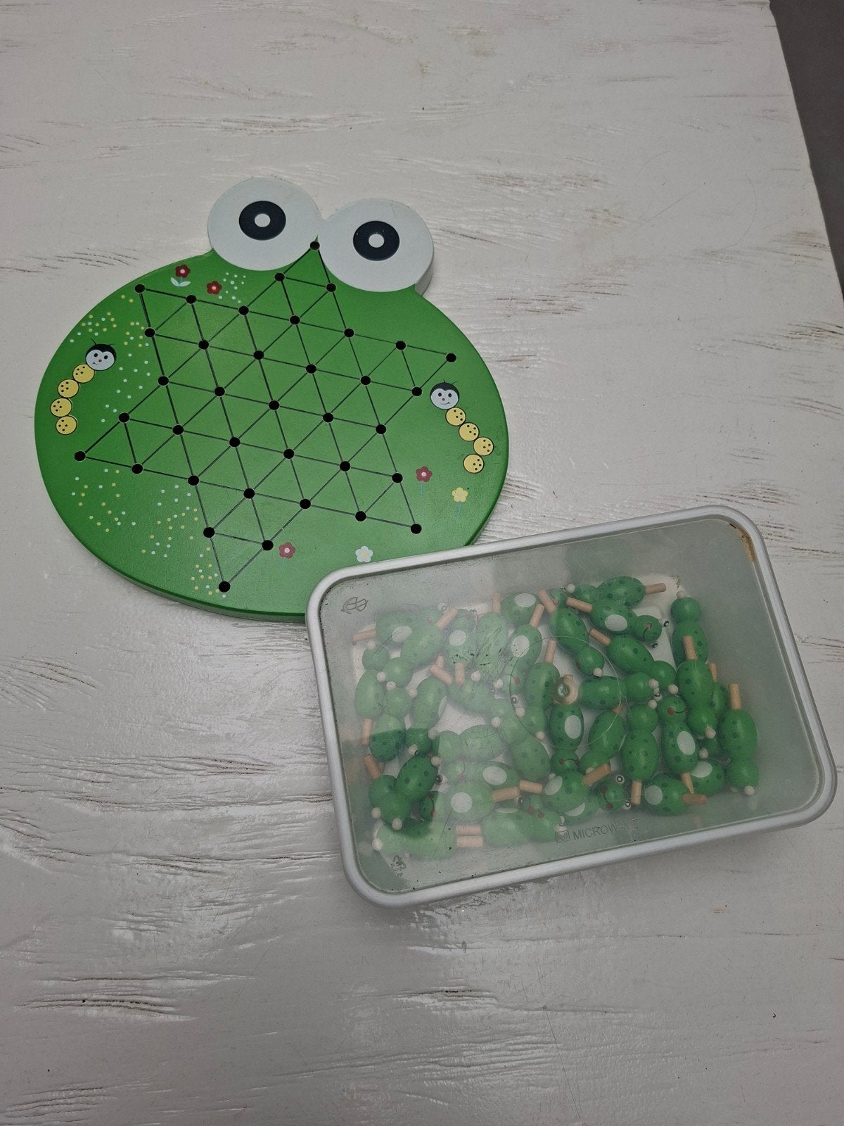 Houten spel solitaire, Ophalen of Verzenden, Zo goed als nieuw, Overige typen