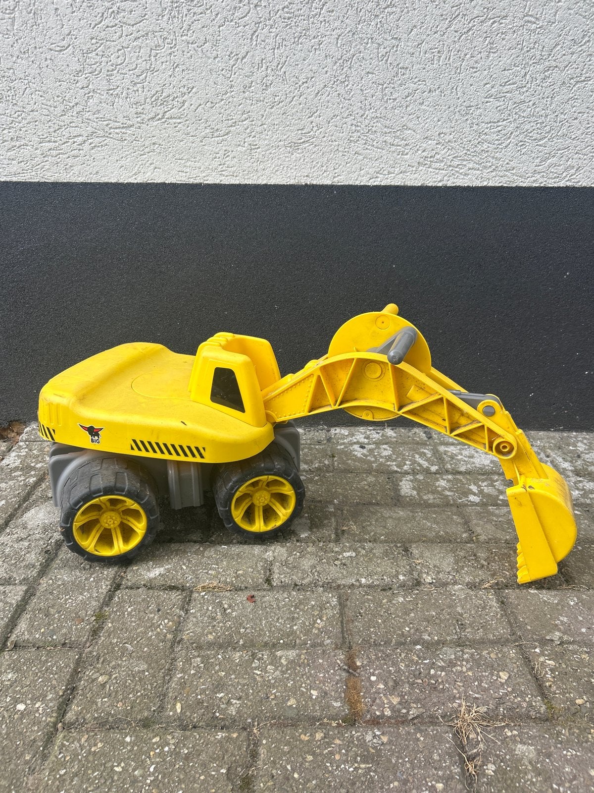 Grote gele BIG graafmachine om op te zitten, Ophalen, Gebruikt, Overige typen