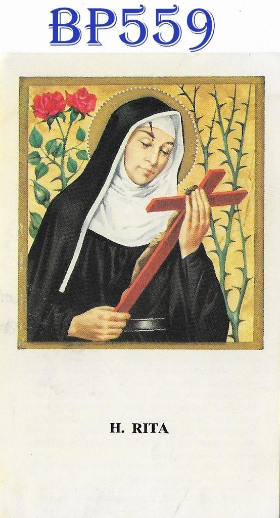 Bp559 prentje h rita van cascia, Verzamelen, Religie, Ophalen of Verzenden, Zo goed als nieuw, Kaart of Prent