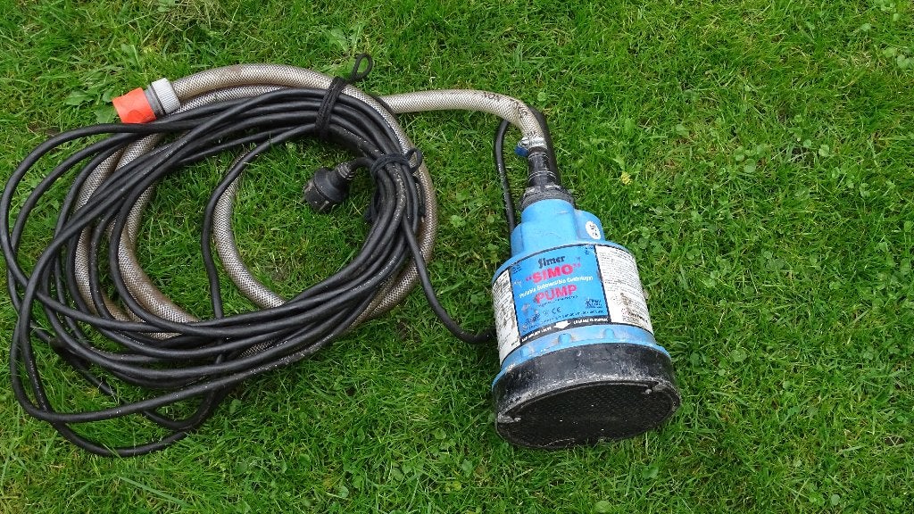 Simer Simo Dompelpomp - Draagbare Centrifugaalpomp, Ophalen of Verzenden, Gebruikt, Elektrisch, Dompelpomp
