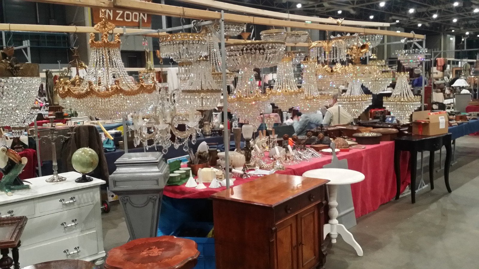 Toppers van kroonluchters zaklamp en swarovski kristallen, Ophalen of Verzenden