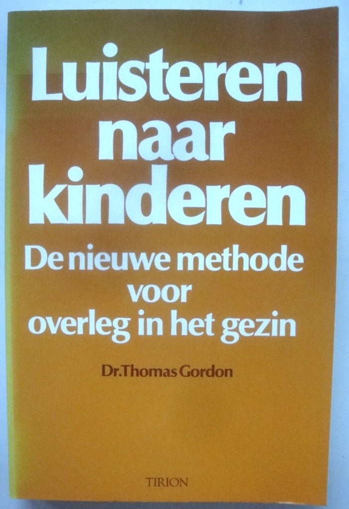 Dr. Thomas Gordon Luisteren naar kinderen Boek + CD, Boeken, Ophalen of Verzenden, Zo goed als nieuw, Dr. Thomas Gordon en Matthias Gradenwitz