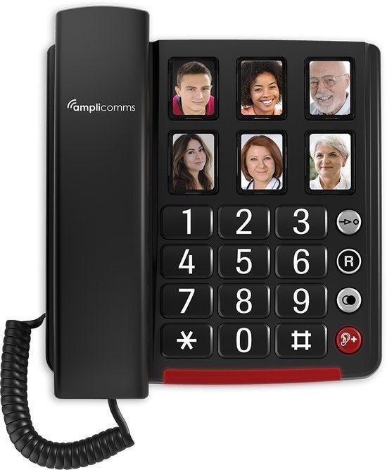 Amplicomms Seniorentelefoon met grote toetsen, Telecommunicatie, Ophalen of Verzenden, Zo goed als nieuw