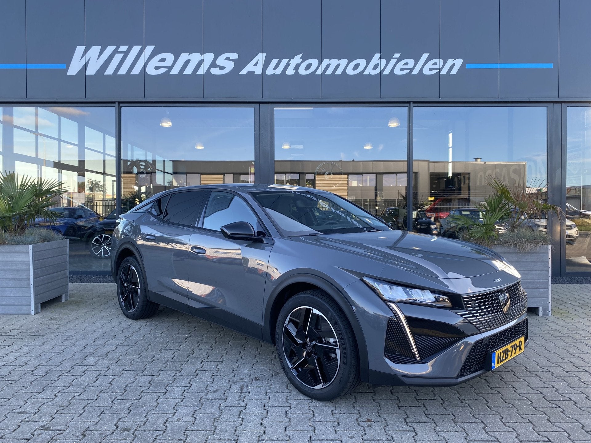 Peugeot e-408 Allure 58 kWh - SOH 93% Winterpakket, 360'Came, Auto's, Gebruikt, Met garantie (alle), Leder en Stof, Origineel Nederlands