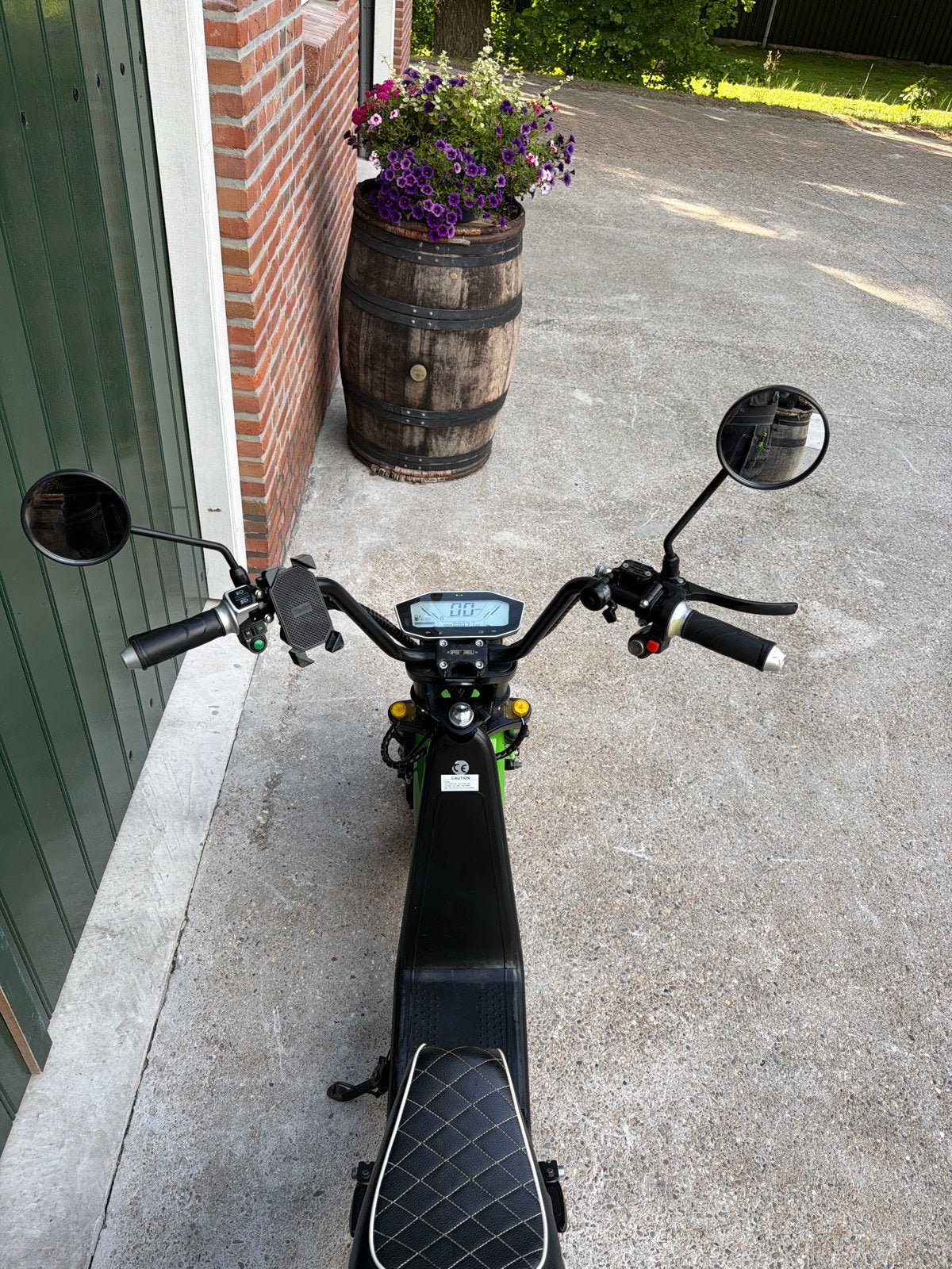 E-chopper Regular Edition – Groen, z.g.a.n. met extra accu, Ophalen of Verzenden, Zo goed als nieuw, Elektrisch, Overige merken