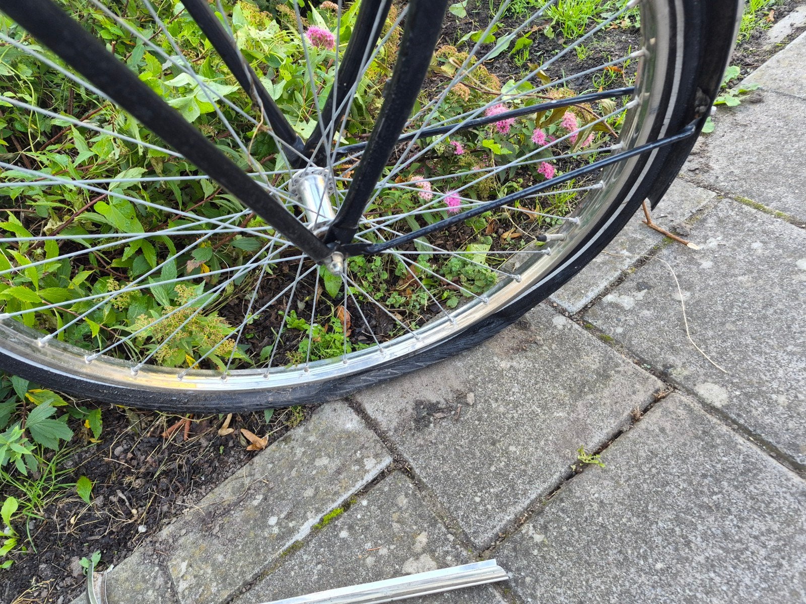 Goede fiets met lekke voorband, Ophalen of Verzenden, Gebruikt, Overige merken