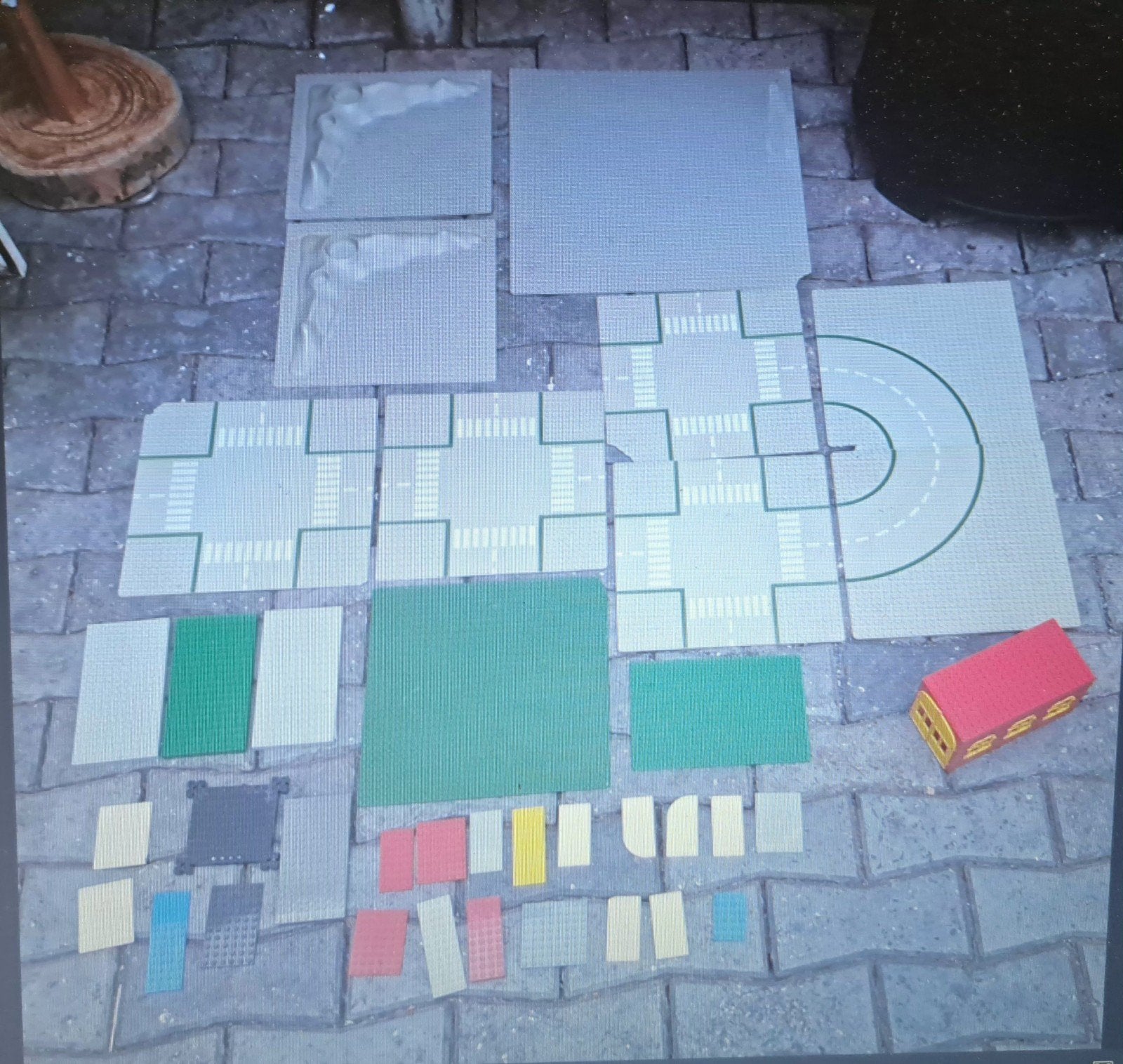 Grote partij Lego grondplaten en losse stenen, Inclusief extra onderdelen, Lego, Ophalen of Verzenden, Zo goed als nieuw