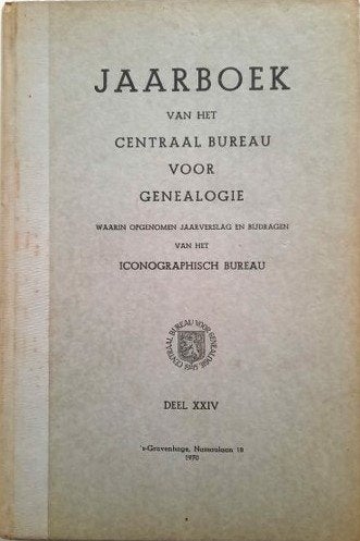 Jaarboek Centraal Bureau voor Genealogie '70, '71, '73, '81, Boeken, Ophalen of Verzenden, Gelezen