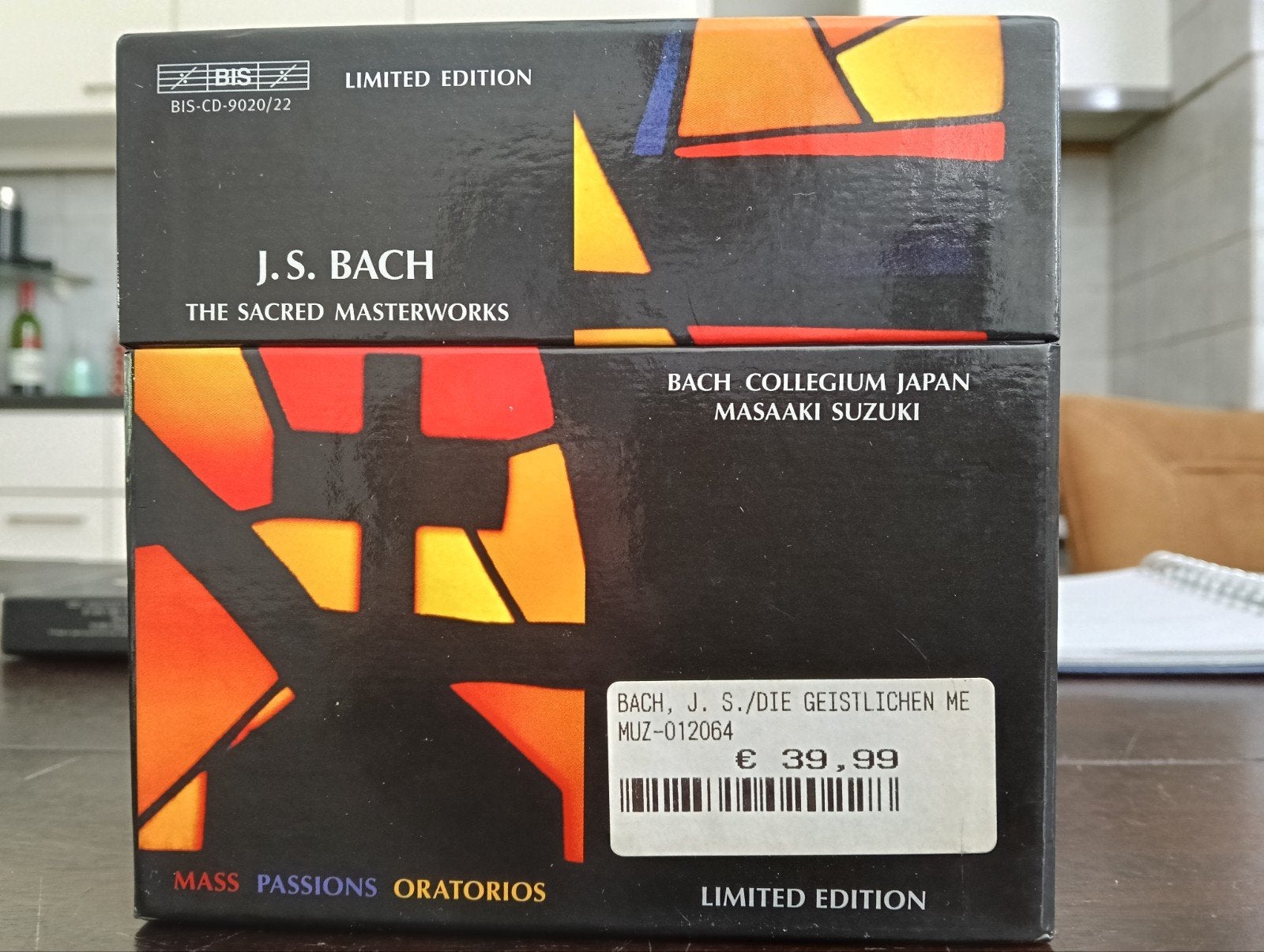 Bach Sacred Masterworks. Masaaki Suzuki 10cd, Cd's en Dvd's, Cd's | Klassiek, Boxset, Ophalen of Verzenden, Zo goed als nieuw