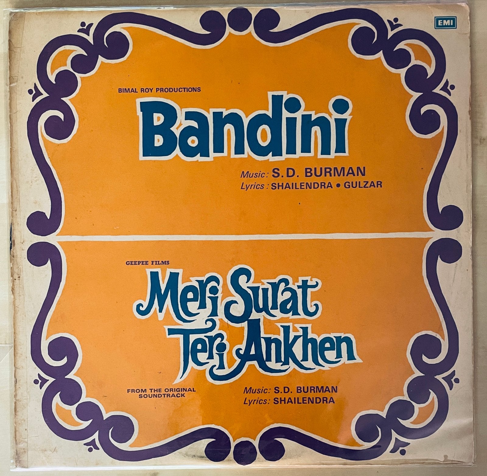 Bandini / Meri Surat Teri Ankhen - S.D. Burman LP, Cd's en Dvd's, LP, Ophalen of Verzenden, Zo goed als nieuw, Bollywood