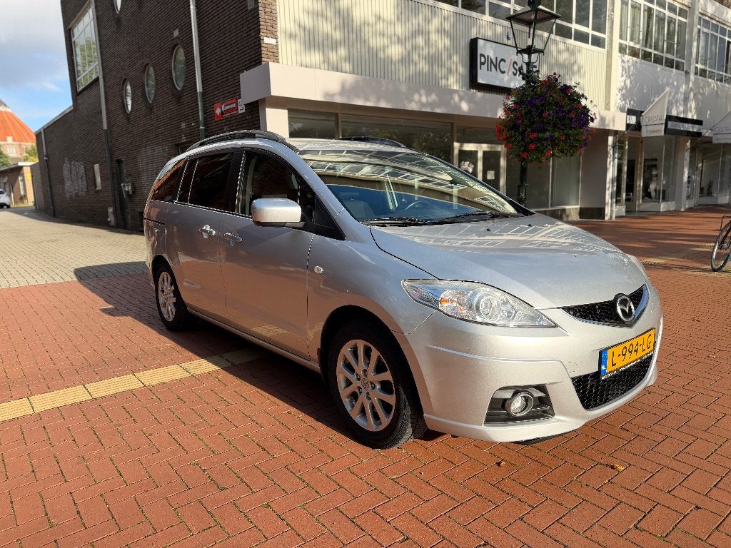 Mazda 5 2.0 Katano 2010 - 7P | NEW APK | 1E EIGENAAR, Auto's, Stof, Zwart, 4 cilinders, 7 stoelen