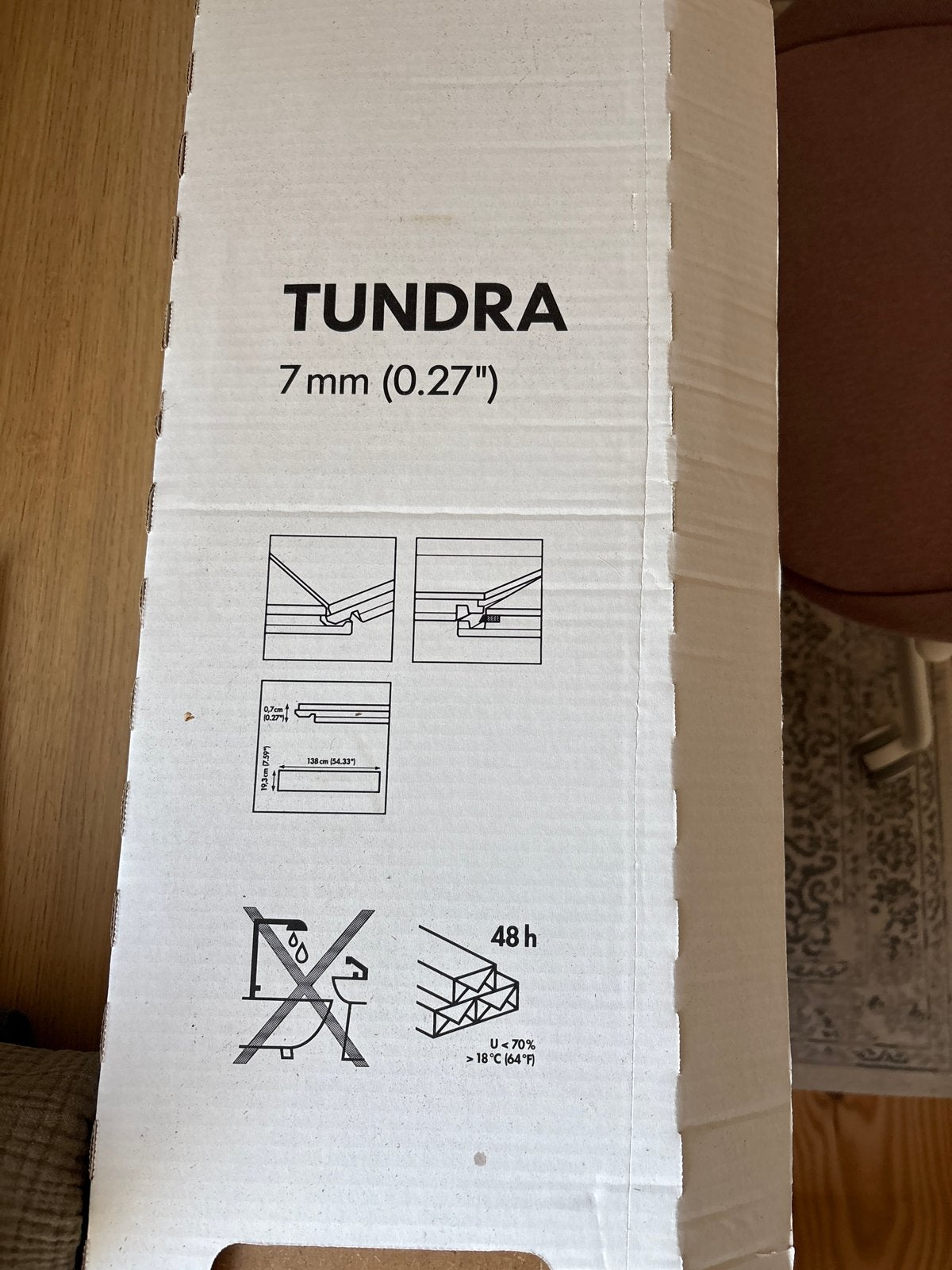 Nieuwe Tundra Laminaatvloerplanken 7mm +- 2m2, Ophalen, Nieuw, Minder dan 5 m², 10 tot 30 cm