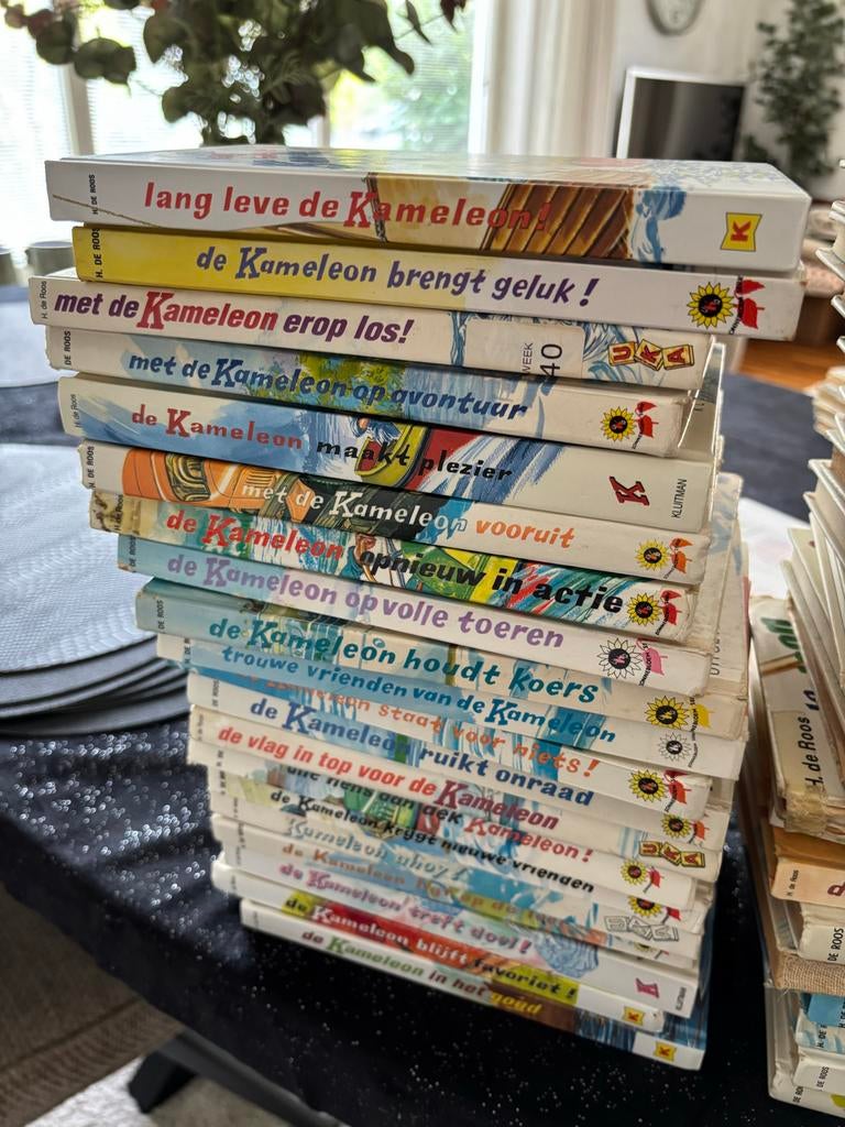 104 Kameleon boeken - Diverse uitgaven en condities, Boeken, Ophalen, Gelezen, Fictie algemeen