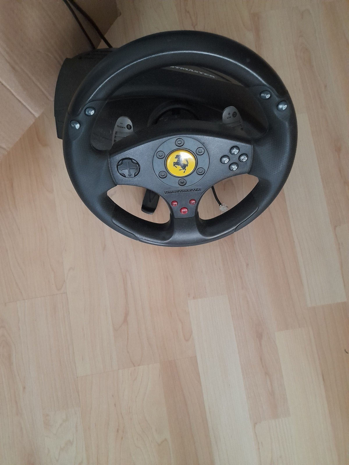 Thrustmaster Ferrari GT racestuur met pedalen, Racestuur, Gebruikt, Force feedback, Thrustmaster