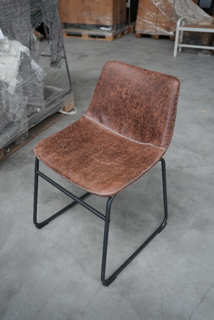 Partij 16 bruine eettafelstoelen - horeca / eettafel, Ophalen, Gebruikt, Bruin, Modern