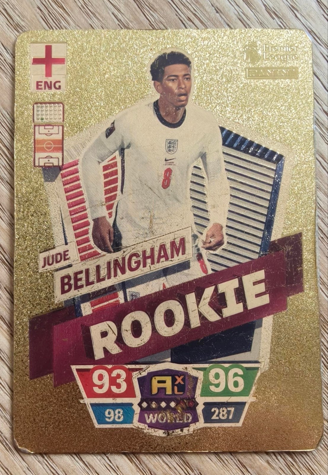 Jude Bellingham Rookie Kaart Panini Adrenalyn XL WK 2022 #11, Ophalen of Verzenden, Zo goed als nieuw, Buitenlandse clubs, Poster, Plaatje of Sticker