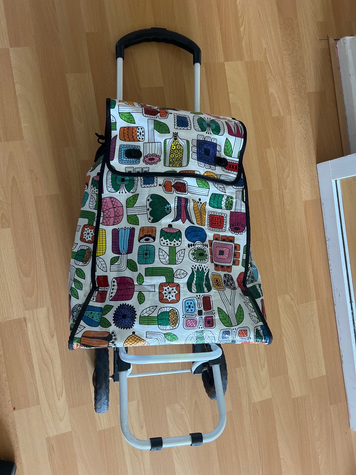 Boodschappentrol, 40 tot 60 cm, Gebruikt, Wit, Ophalen of Verzenden