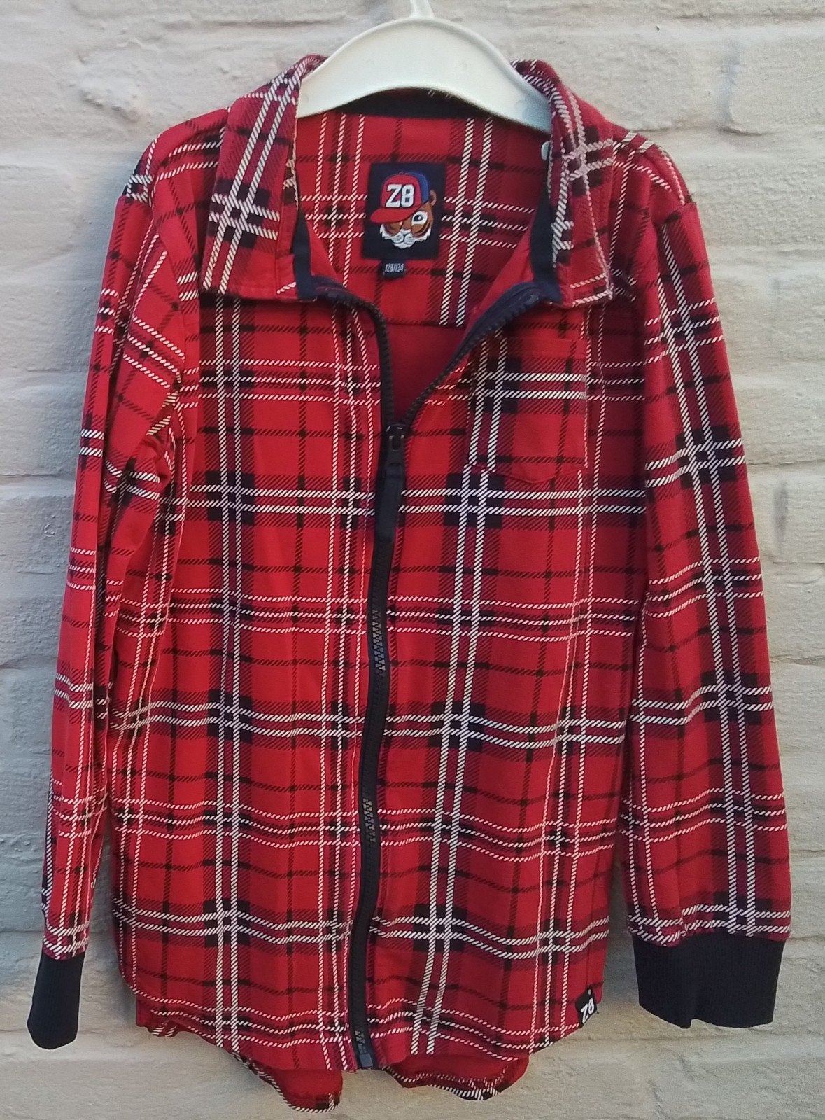 ZGAN, Iconic Z8 shirt met rits ( vest) , Z8 maat 128-134, Ophalen of Verzenden, Zo goed als nieuw, Jongen, Z8