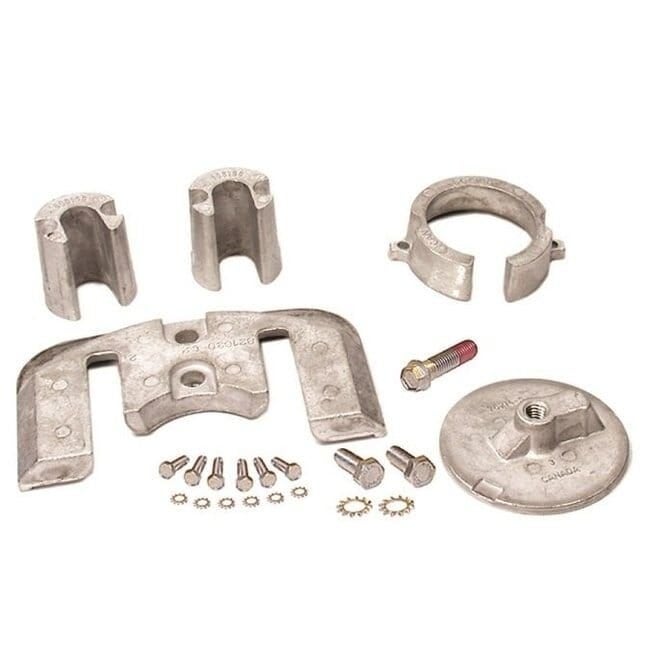 QuickSilver MerCruiser aluminium anode kit voor Bravo 1 staa, -, Verzenden, -, Nieuw