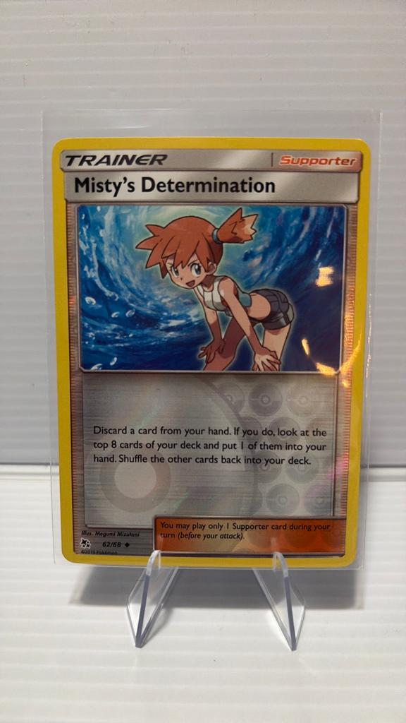 Misty's Determination 62/68 Reverse Van Hidden Fates NM, Ophalen of Verzenden, Zo goed als nieuw, Losse kaart, Foil