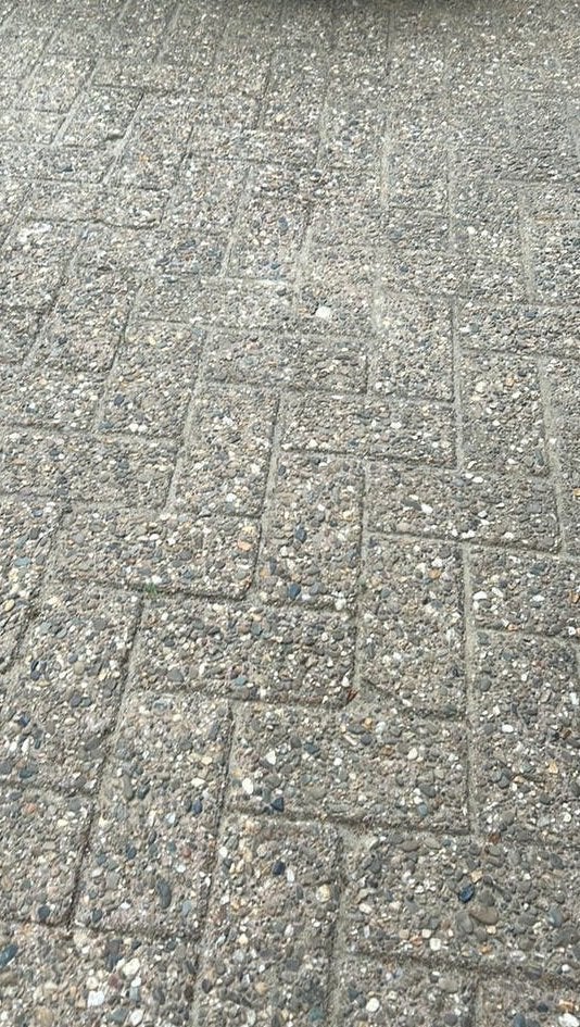 Gratis op te halen, klinkers (  +/-  10 m2), Tuin en Terras, Tegels en Klinkers, Ophalen, Gebruikt, Beton, Klinkers
