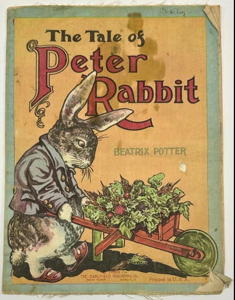 Set van 3 Engelse Peter Rabbit boekjes - 1920-1942, Ophalen of Verzenden, Gelezen