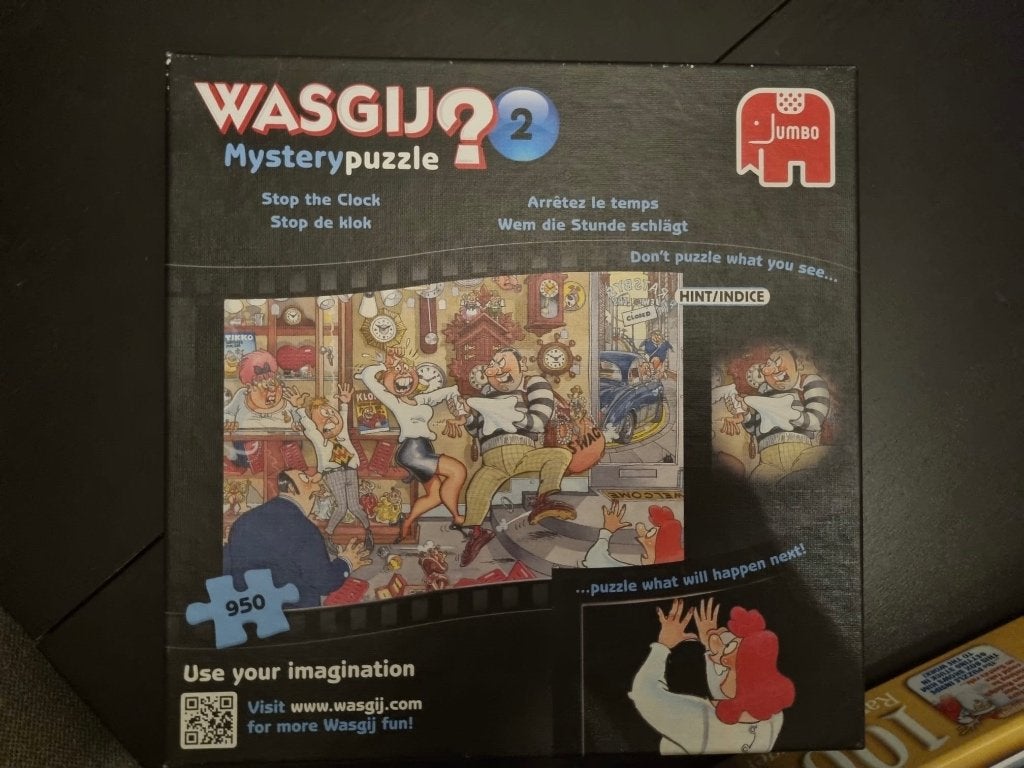 Puzzel WasGij 2 “Mystery puzzle”, Ophalen, 500 t/m 1500 stukjes, Zo goed als nieuw, Legpuzzel