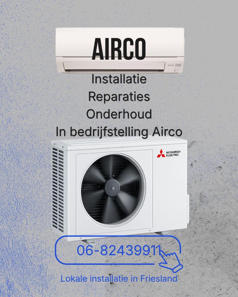Airco Service in Friesland | Snel & professioneel, Ophalen, Verwarmen, Minder dan 60 m³, Nieuw