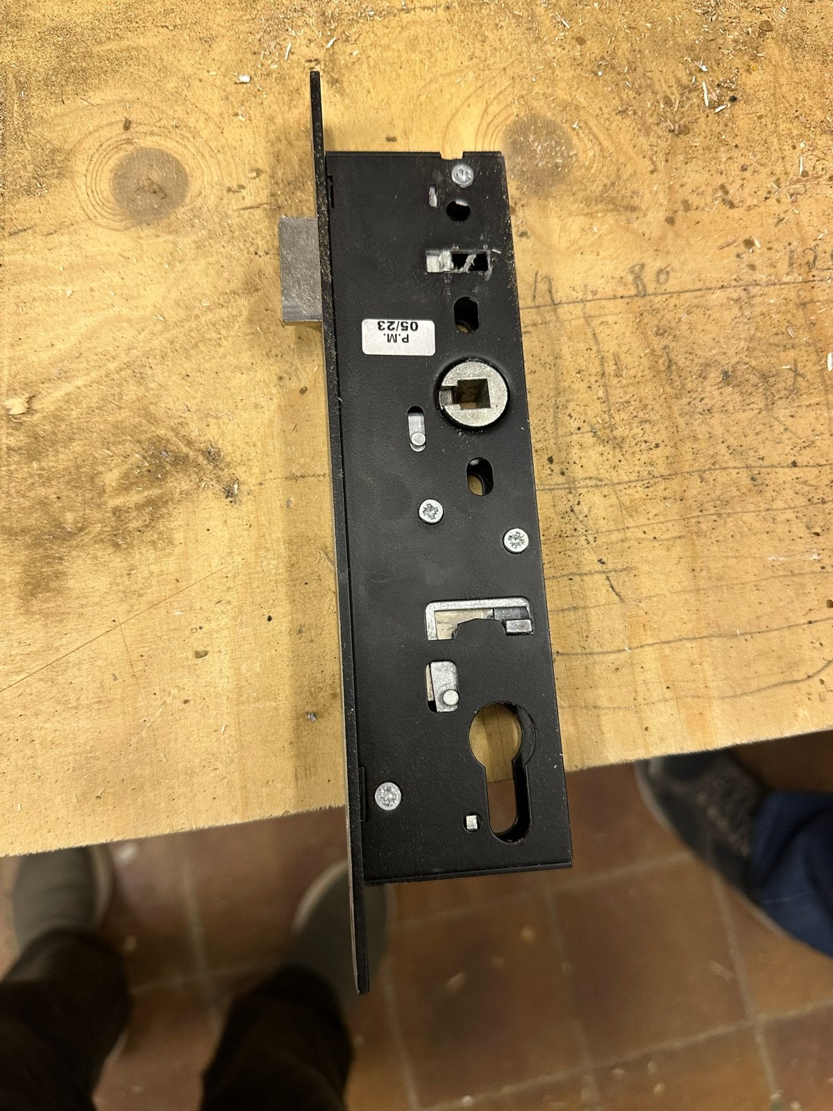 NEMEF ASSA ABLOY insteekslot 58x200mm nieuw, Ophalen of Verzenden, Gebruikt, Overige materialen, Slot