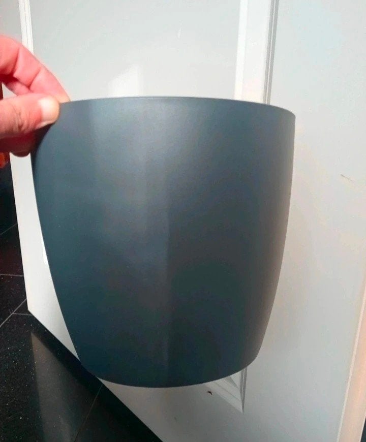 Elho bloempot grijs - 20 cm, Kunststof, Ophalen of Verzenden, Zo goed als nieuw, Binnen