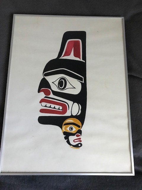 Indian Art from the North-West Coast, Ophalen of Verzenden, Tekening
