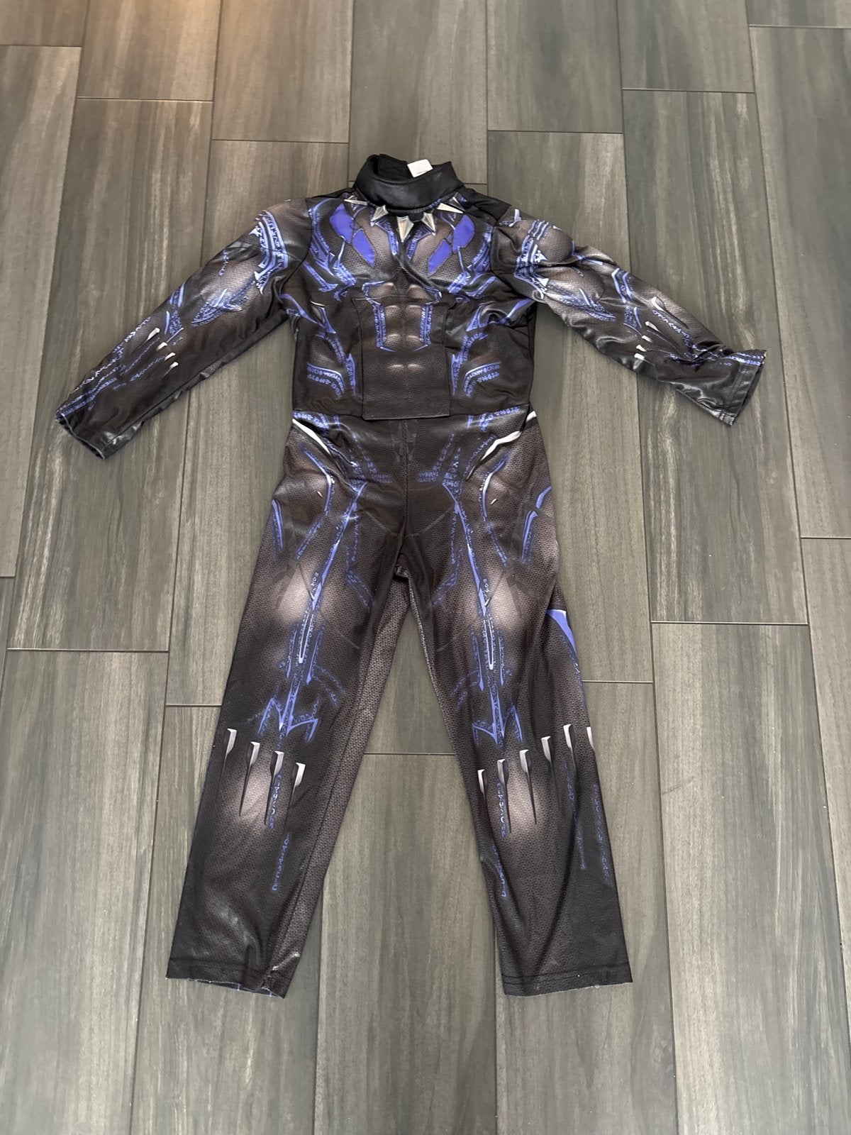 Disney Black Panther kostuum voor kinderen mt120, Ophalen of Verzenden, Zo goed als nieuw, 122 t/m 128, Jongen