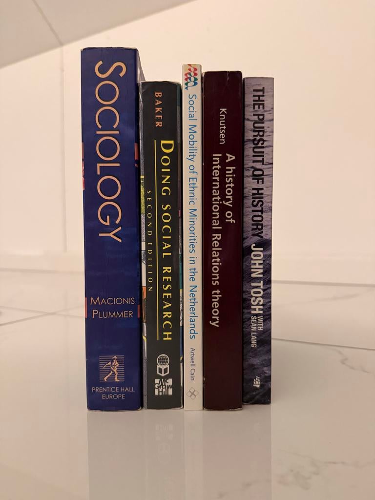 5 academische topboeken sociologie, geschiedenis, Ophalen of Verzenden, Zo goed als nieuw, Maatschappij en Samenleving