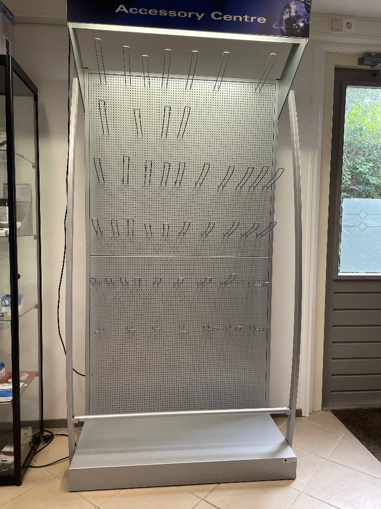 pegboard metaal met haken, Huis en Inrichting, Ophalen, Gebruikt, Magneetbord