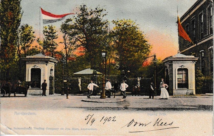 AMSTERDAM - INGANG ARTIS, Ophalen of Verzenden, Voor 1920, Gelopen, Noord-Holland