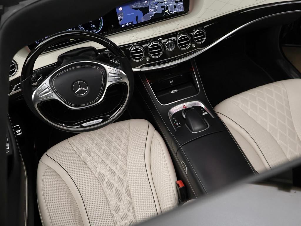 Mercedes-Benz S-klasse 400 HYBRID NIEUWSTAAT (PANORAMADAK,BU, Auto's, Mercedes-Benz, Automaat, Gebruikt, Zwart, Bedrijf