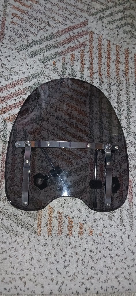 CUSTOM BIKE / CHOPPER  WINDSCHERM compl. nieuw, verchroomd, Motoren, Accessoires | Overige, Nieuw, Ophalen of Verzenden