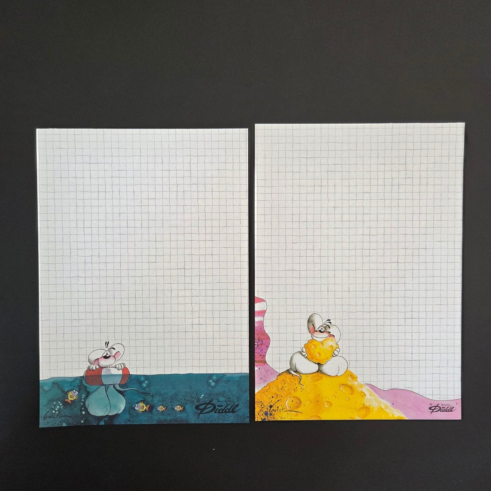 a5 diddlblaadjes nummer 13 en 14, Verzamelen, Diddl, Ophalen of Verzenden, Zo goed als nieuw, Papier, Kaart of Schrift