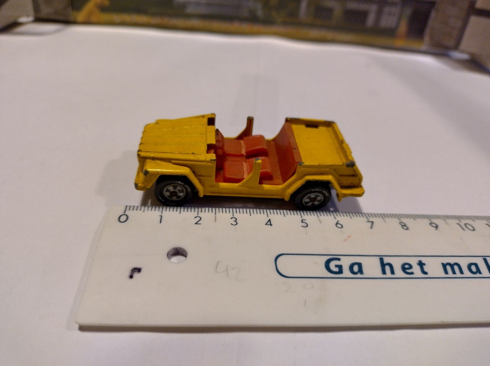 Siku VW Kübelwagen schaalmodel - Geel, Overige merken, Gebruikt, Auto, Groter dan 1:32