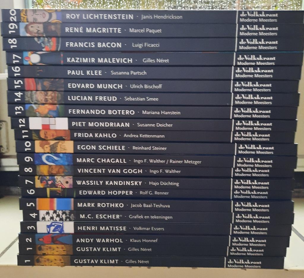 Taschen Volkskrant Moderne Meesters collectie, Boeken, Ophalen of Verzenden, Zo goed als nieuw, Schilder- en Tekenkunst, Diverse auteurs