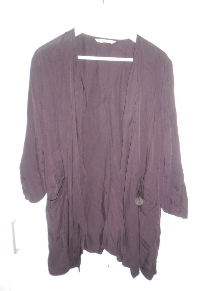H&M Conscious Bordeaux Jasje/Vest Maat 44, H&M, Maat 42/44 (L), Ophalen of Verzenden, Zo goed als nieuw