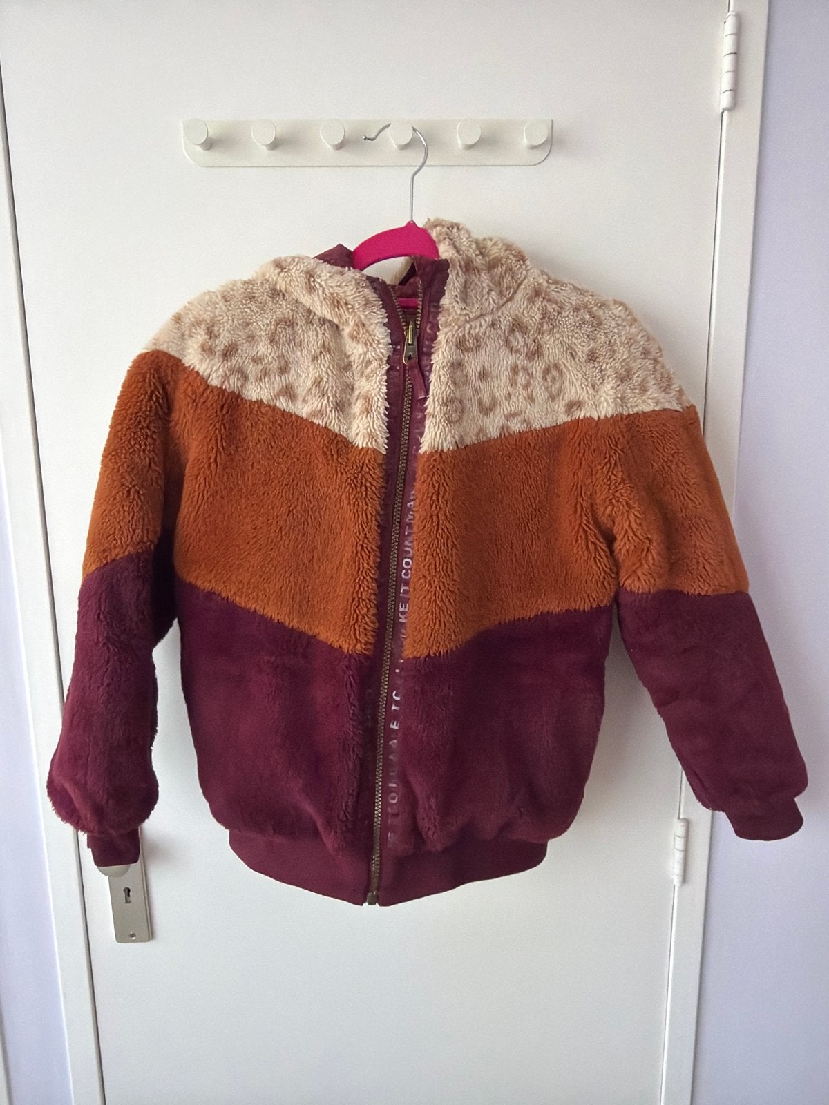 We Fashion Meisjes Winterjas Maat 146-152 Omkeerbaar, Ophalen of Verzenden, Zo goed als nieuw, Meisje, Jas