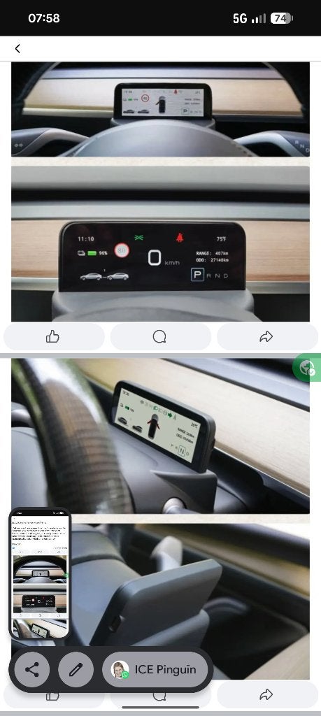 Nieuw Display voor Tesla Model 3 en Y, Ophalen of Verzenden, Nieuw