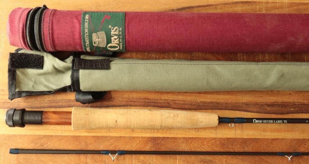 Orvis Vliegenhengel Silver Label TL, 8 ft, #1, Watersport en Boten, Hengelsport | Vliegvissen, Ophalen of Verzenden, Zo goed als nieuw