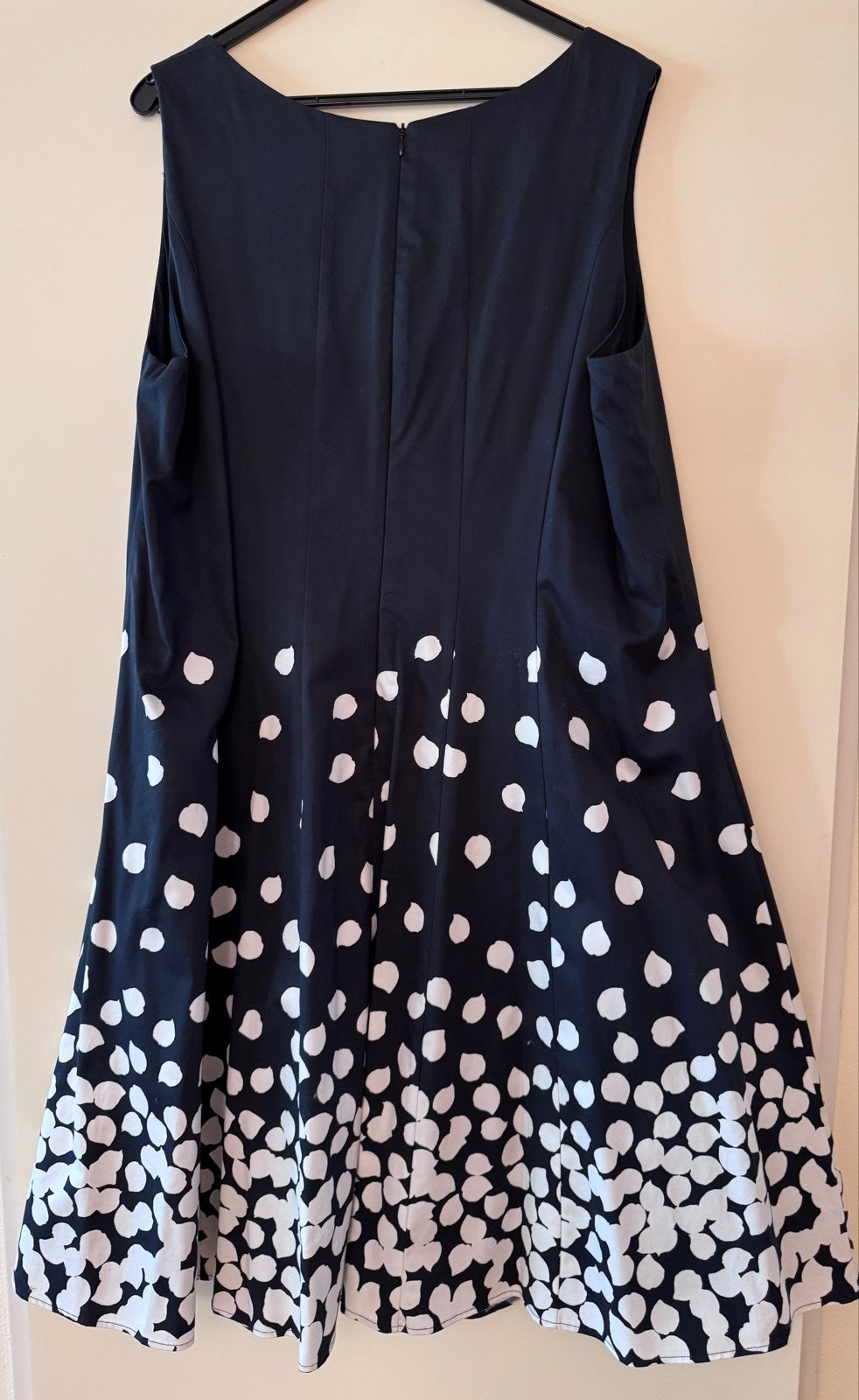 Ulla Popken Zomerjurk Maat 50 Blauw Wit Nieuw met Label, Blauw, Maat 46/48 (XL) of groter, Nieuw, Ophalen of Verzenden