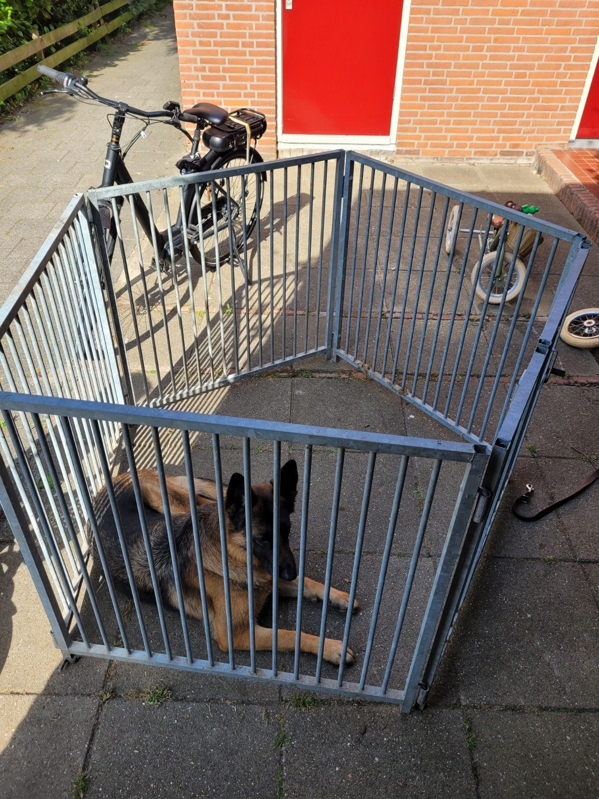 Verplaatsbaar/mobiel hek, Dieren en Toebehoren, Ophalen, Gebruikt
