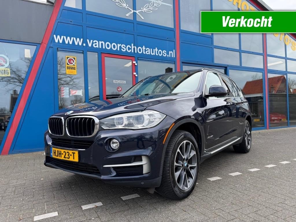 Bmw X5 xDrive 35i High Executive Panodak Leer Led Airco(ECC), Auto's, BMW, Automaat, Gebruikt, Blauw, Leder